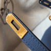 Hermès Kelly Mini II Bag Blue 7.5 Inches