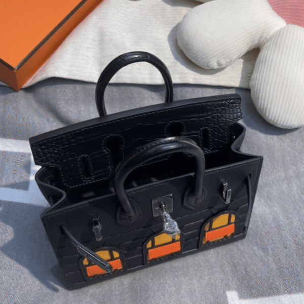 Hermès Birkin Faubourg Bag Black 7.9 Inches