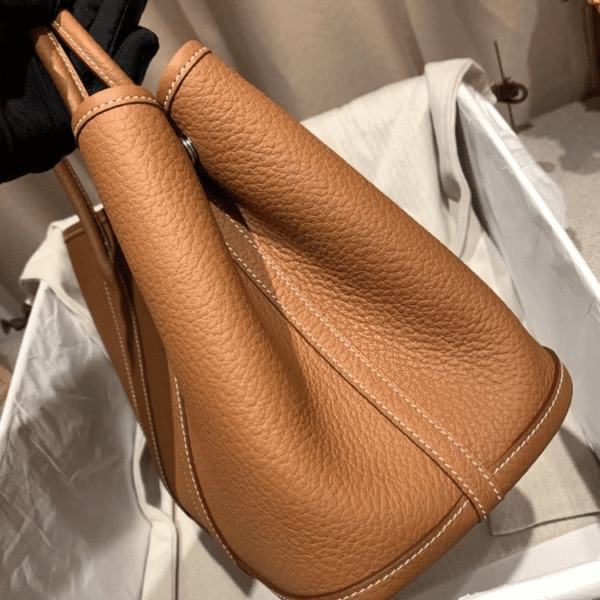 Hermès Garden Party Bag PM Tan 11.8 Inches