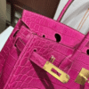 Hermès Birkin Bag Fuchsia Crocodile 11.8 Inches