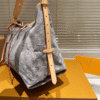 Louis Vuitton Carryall Mm Washed Gray Denim 15.3 Inches M13289