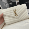 Saint Laurent Envelope Woc White Bag 8.7 Inches 377828BOW019207