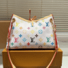Louis Vuitton Carryall BB Multicolor White 9.8 Inches