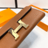 Hermès Constance Long Wallet Brown 7.5 Inches