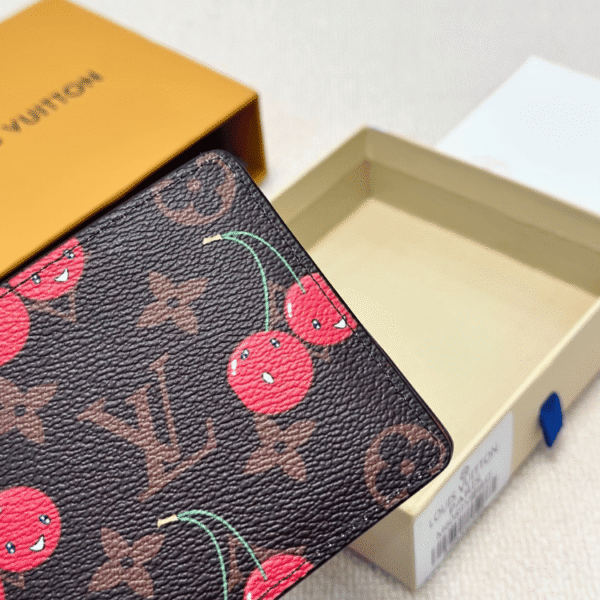 Louis Vuitton Multiple Wallet Cherry 4.7 Inches