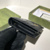 Gucci Gg Marmont Card Case Wallet Black 4.5 Inches
