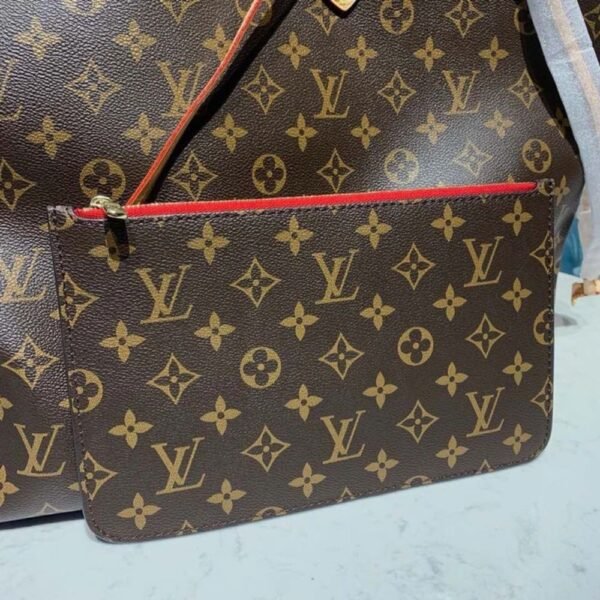 Louis Vuitton Neverfull GM Tote Bag Monogram Canvas Red M40991