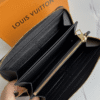 Louis Vuitton Zippy Wallet Bicolor Black/Beige 7.7 Inches