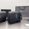 Saint Laurent Sunset Medium In Smooth Leather Black 9.8 Inches