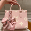 Louis Vuitton Onthego Small Blossom Pink Monogram 9.8 Inches