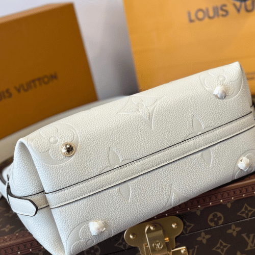 Louis Vuitton Carryall PM Monogram Empreinte White 11.4 Inches