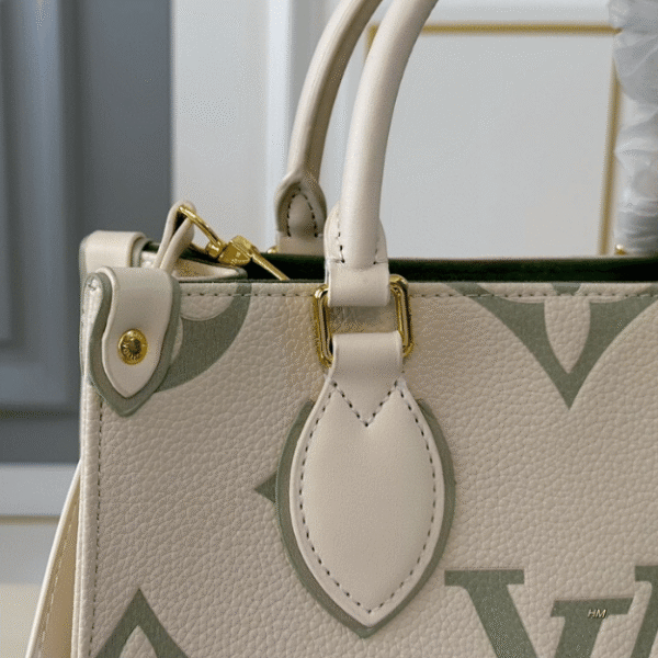 Louis Vuitton Onthego Small Monogram Ivory Sage 9.8 Inches