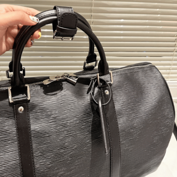 Louis Vuitton Keepall 50 Black 19.7 Inches