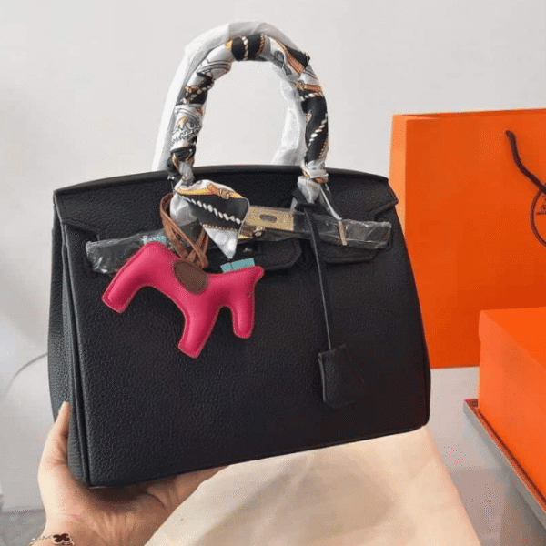 Hermes Birkin 35 Togo Leather Gold Hardware Black 13.8 Inches
