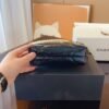 5-63 Chanel 22 Mini Handbag Shiny Crystal Pearls Gold Tone Metal Black 7.8 Inches As3980 B10672 94305