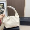5-68 Chanel Mini Hobo Handbag Gold Tone Hardware Beige 7.5 Inches AS5976B22897U4531