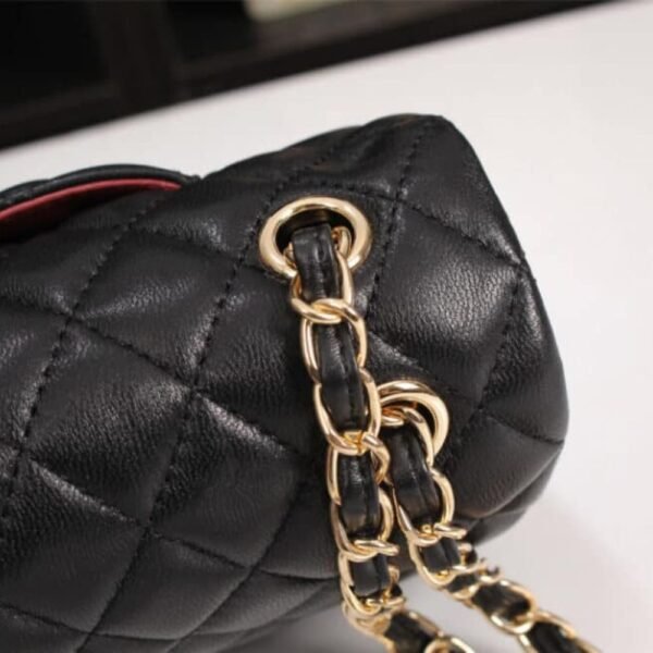 Chanel Classic Flap Black Gold Hardware 9.8 Inches