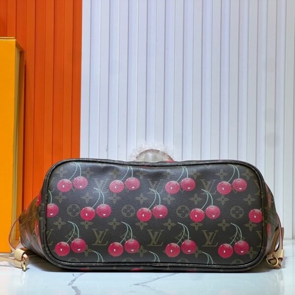 5-71 Louis Vuitton X Takashi Murakami Neverfull Monogram Canvas Brown M27847 12.2 Inches