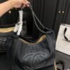 Chanel Coco Cabas Shopping Bag Denim Dark Blue 14.2 Inches