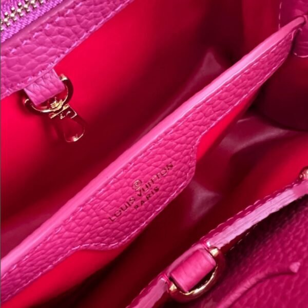 Louis Vuitton Capucines MM Bag Dark Pink 10.6 Inches M20845
