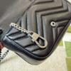 Gucci Gg Marmont Mini Belt Bag Black 6.5 Inches