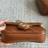 Gucci Gg Marmont Small Chain Shoulder Bag Brown 8.7 Inches