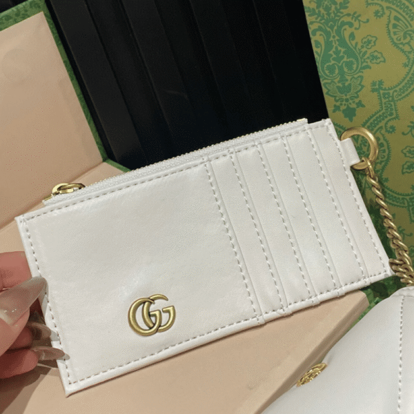 Gucci Gg Marmont 2-In-1 Shoulder Bag White 8.7 Inches