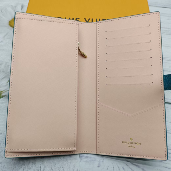 Louis Vuitton Vertical Wallet Colvert Blue 7.5 Inches M81499