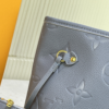 Louis Vuitton Neverfull MM Monogram Empreinte Blue 12.2 Inches M46482