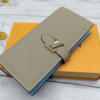 Louis Vuitton Vertical Wallet Galet Beige 7.5 Inches M81499