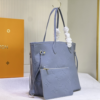 Louis Vuitton Neverfull MM Monogram Empreinte Blue 12.2 Inches M46482