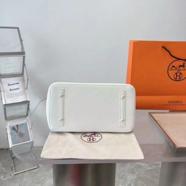 57-1.jpg Hermes Birkin 25 Gold Hardware Epsom White 25Cm