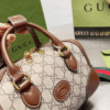 Gucci Mini Boston Bag Gg Canvas 9.1 Inches