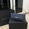6-11-1.jpg Gucci Madison Medium Shoulder Bag GG Denim Dark Blue 12.2 Inches