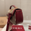 Gucci Horsebit 1955 Mini Top Handle Bag Red 9.1 Inches