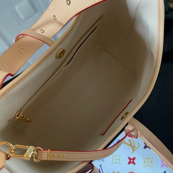 [Premium Quality] – Louis Vuitton Carryall Multicolor White 11.4 Inches M13661