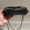 Chanel Vintage-Style Flap Bag Black 9.1 Inches