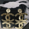 Chanel Paris Button Earrings