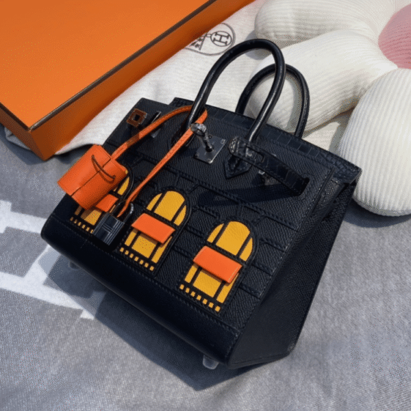 Hermès Birkin Faubourg Bag Black 7.9 Inches