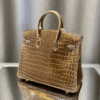 6-178.png Hermès Birkin Bag Brown Crocodile 9.8 Inches