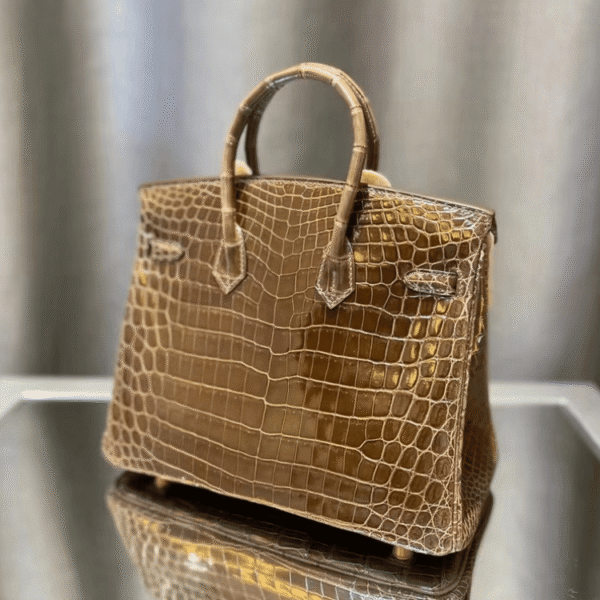 6-178.png Hermès Birkin Bag Brown Crocodile 9.8 Inches