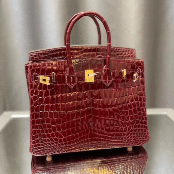 Hermès Birkin Bag Red Crocodile 9.8 Inches