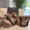 Gucci Medium Tote bag GG Canvas Sand Brown 40cm