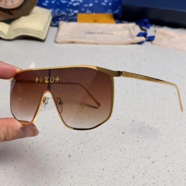 Louis Vuitton LV Golden Mask Sunglasses Brown Z1717U