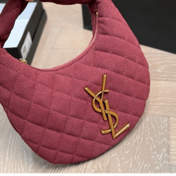 Saint Laurent Icare Hobo Bag Bordeaux 9.4 Inches