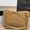 Saint Laurent Loulou Puffer Mini Bag Tan  10.2 Inches 7593371U8073194