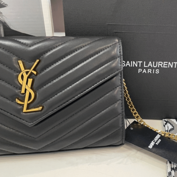 Saint Laurent Envelope Woc Black Bag 8.7 Inches 742920AAA441000