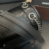Saint Laurent Niki Bag Black Croc 11 Inches