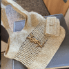 6-244 Include (Express shipping) – Saint Laurent Icare Maxi Raffia Tote Bag 14.2 Inches 772191Gaaek2063