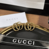 Gucci Interlocking G Small Hoop Earrings Gold-Tone